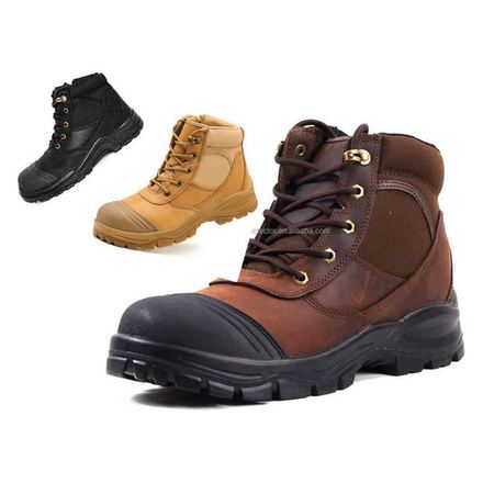 Steel-Toe Leather Work Boot, Cap Toe, item 1123