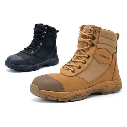Steel-Toe Leather Work Boot, Hiker, item 1415