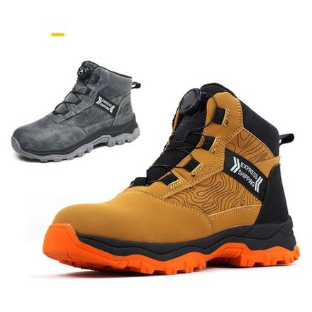 Steel-Toe High-Top Work Shoe, Quick-Lace Dial, item 1560