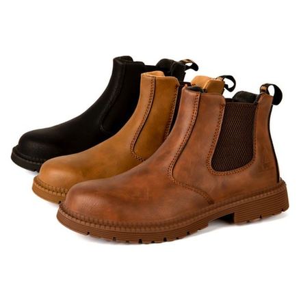 Steel-Toe Pull-On Boot, Microfiber, item 1815