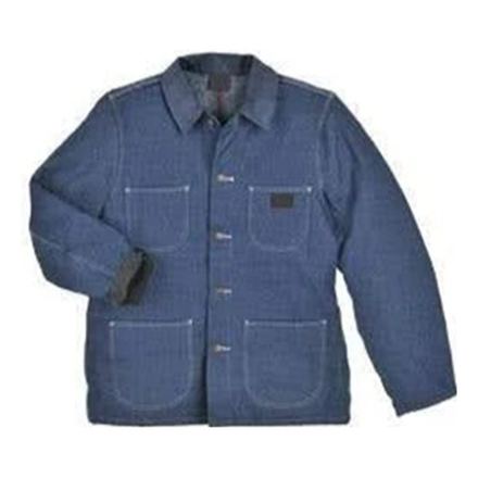 Blanket-Lined Denim Chore Coat