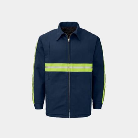Lined Work Jacket, Reflective Tape